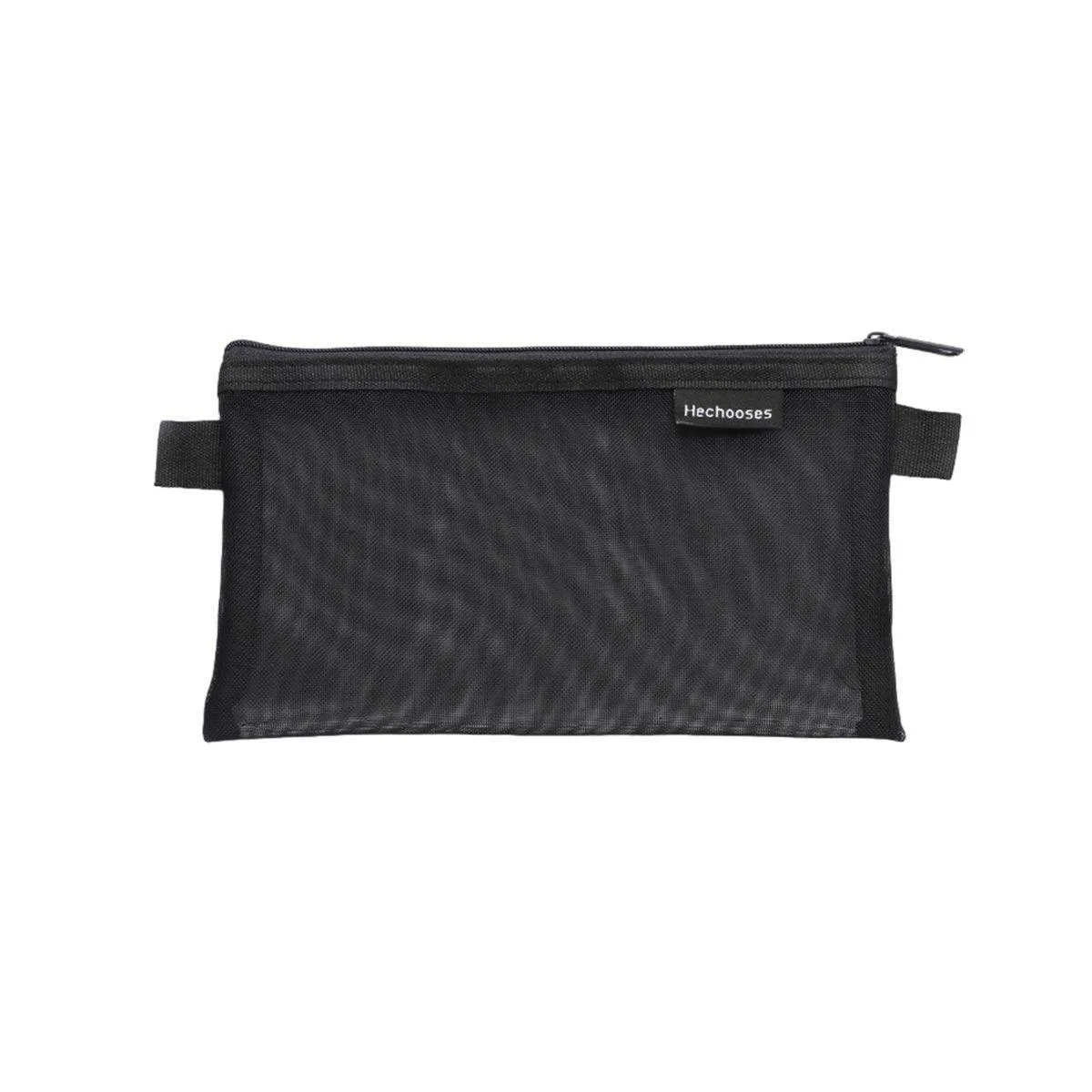 10PCS Clear Mesh Pencil Case Pen Cosmetic Makeup Storage Bag Organizer Pouch