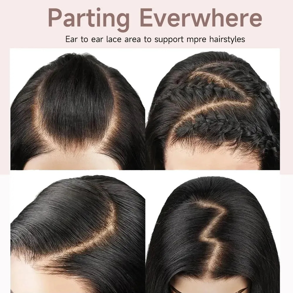 13x6 HD Lace Front Wigs Human Hair 28 Inch Body Wave Lace Front Wigs Human Hair Pre Plucked 200% Density Transparent Lace Frontal Wigs Human Hair Lace Front Wigs Baby Hair Human Hair Wig for Women