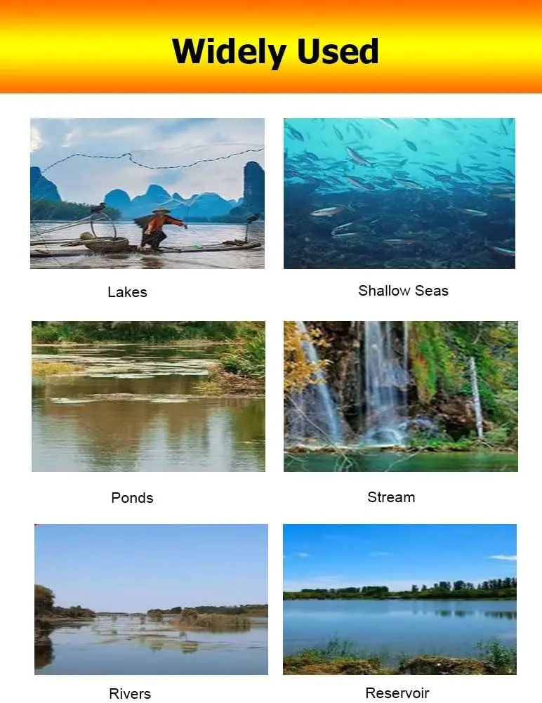 2 Pcs 1.2-1.5 M Depth 18-100M Length, White Fishing Sticky Net Sinking Net, Handmade Gill Net Trap for Shoal River Lake(3 Layers H1.5m L35m 1.5F)