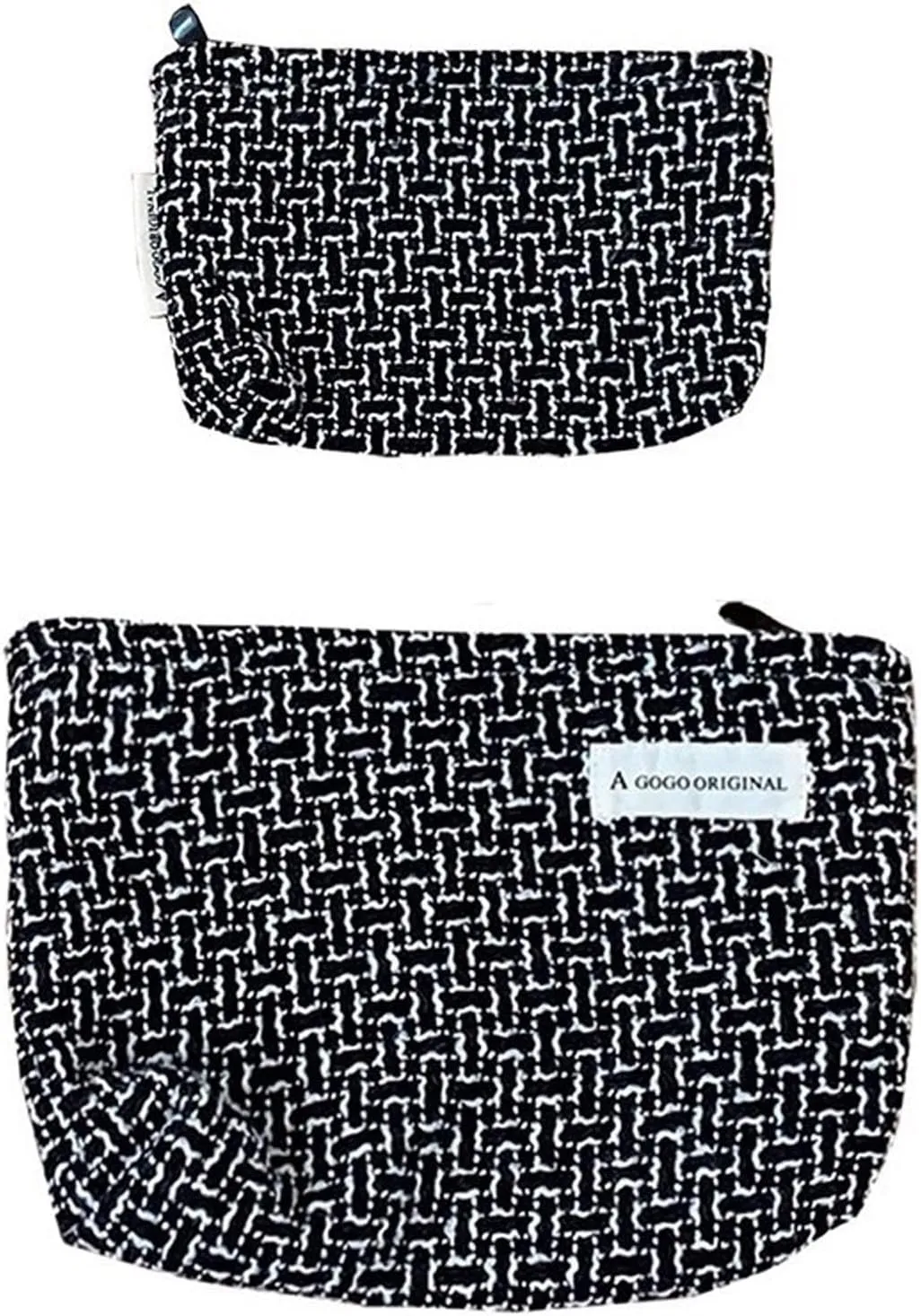 2 Pcs Makeup Bag for Women Large Capacity Cosmetic Bag Set Travel Toiletry Bag Cute Makeup Pouch for Purse Portable Organizer Travel Accessories