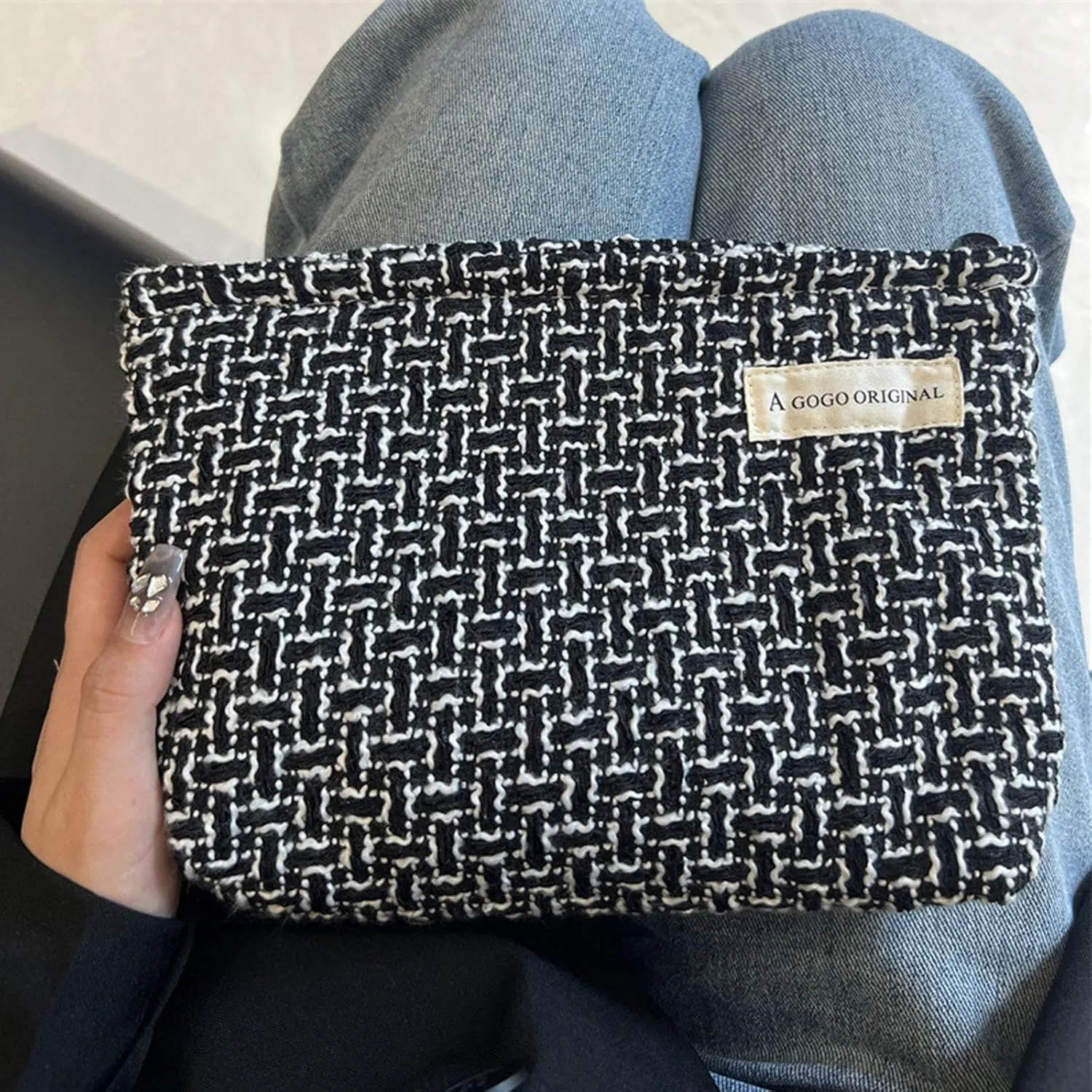 2 Pcs Makeup Bag for Women Large Capacity Cosmetic Bag Set Travel Toiletry Bag Cute Makeup Pouch for Purse Portable Organizer Travel Accessories