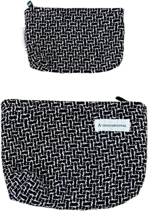 2 Pcs Makeup Bag for Women Large Capacity Cosmetic Bag Set Travel Toiletry Bag Cute Makeup Pouch for Purse Portable Organizer Travel Accessories