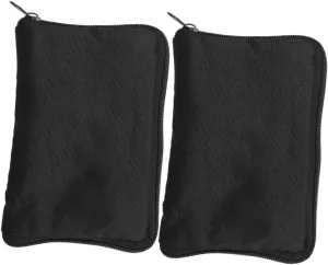 2pcs Portable Testing Kit Case Durable Cloth Storage Bag with Zipper for Blood Oxygen Compact Organizer Travel Pouch Compatible