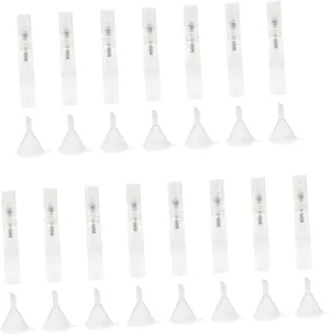 30Pcs Refillable Perfume Bottles Transparent Portable Spray Containers with Funnel for Travel Gym and Everyday Use Leak Design for Body Spray and Perfume