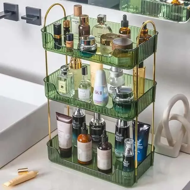 3Tier rectangular cosmetic organizer
