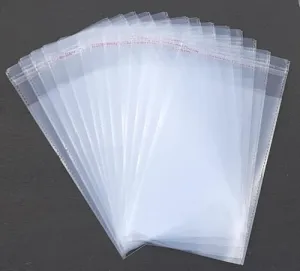 4.5x8 Inches :  Transparent Plastic Poly Bag Sealable | Used for mobile cover packaging, gift packing, cards and other Packing BOPP Poly Bags Self Adhesive Pack Of (1000)