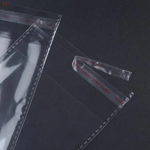 6.5x12 inches : Transparent Bag Plastic Poly Bag Sealable | Used for Gift Packing BOPP Poly Bags Self Adhesive Pack of (1000)