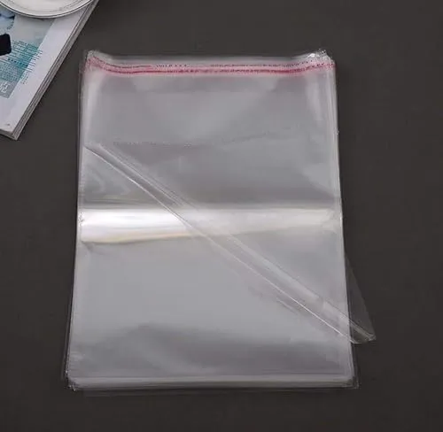 6.5x12 inches : Transparent Bag Plastic Poly Bag Sealable | Used for Gift Packing BOPP Poly Bags Self Adhesive Pack of (1000)