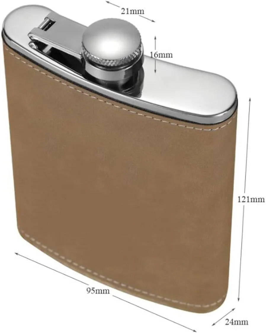 8Oz Travel Small Flasks Portable Flasks for Liquor for Men Women Stainless Steel Flasks with Funnel for Wedding Party Birthdays(A)