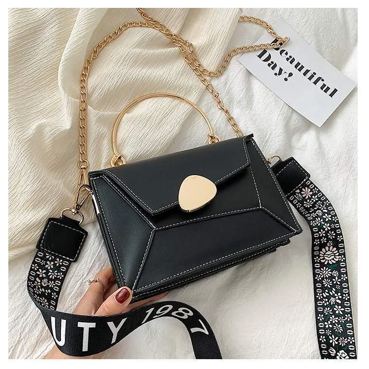Abigail – Geometric Pattern Compact Crossbody Bag
