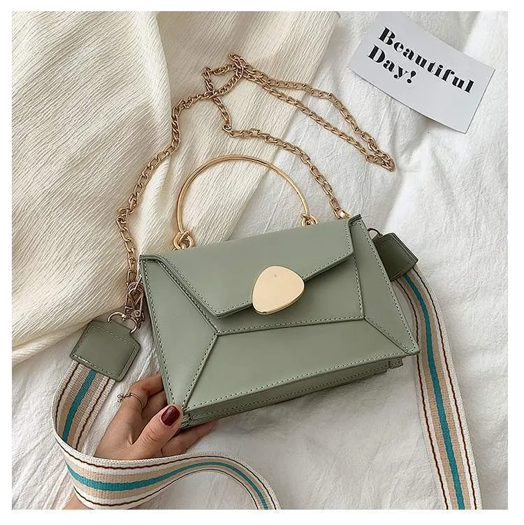 Abigail – Geometric Pattern Compact Crossbody Bag