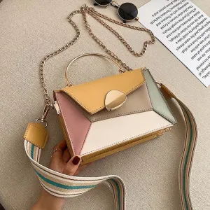 Abigail – Geometric Pattern Compact Crossbody Bag