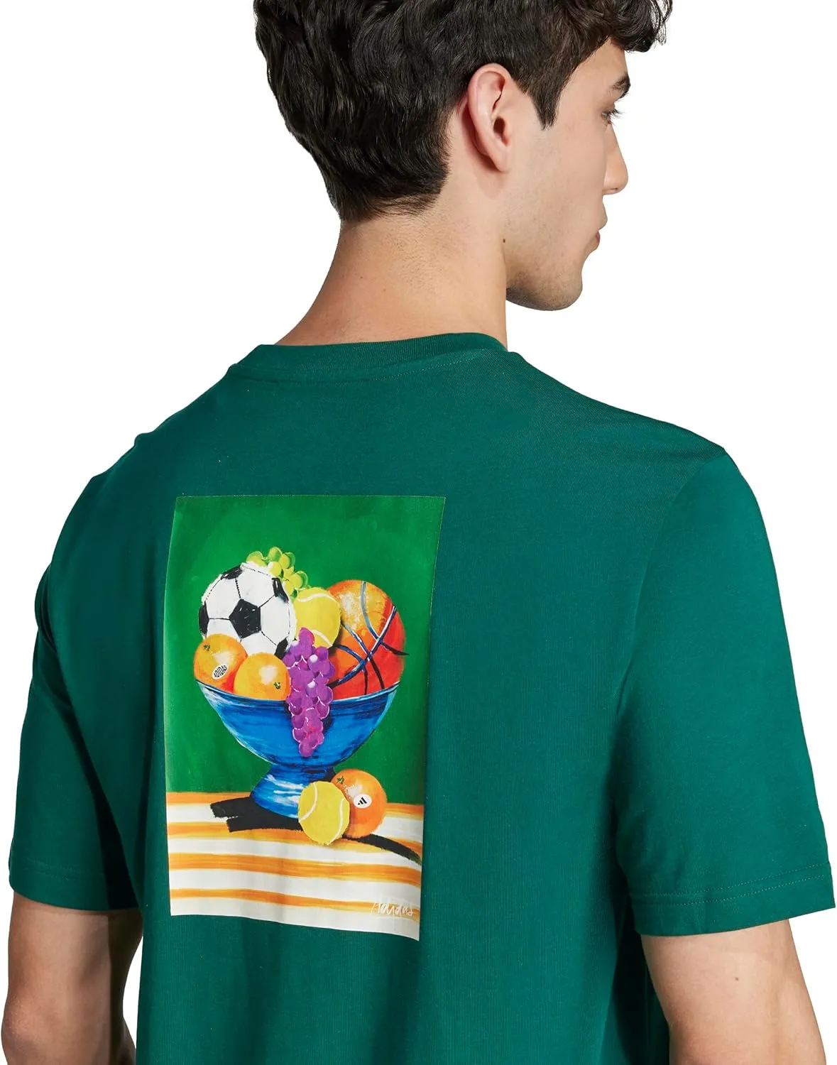 adidas Men's Lounge Still Life Bowl Graphic T-Shirt