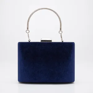 Alba - Dark Blue Clutch
