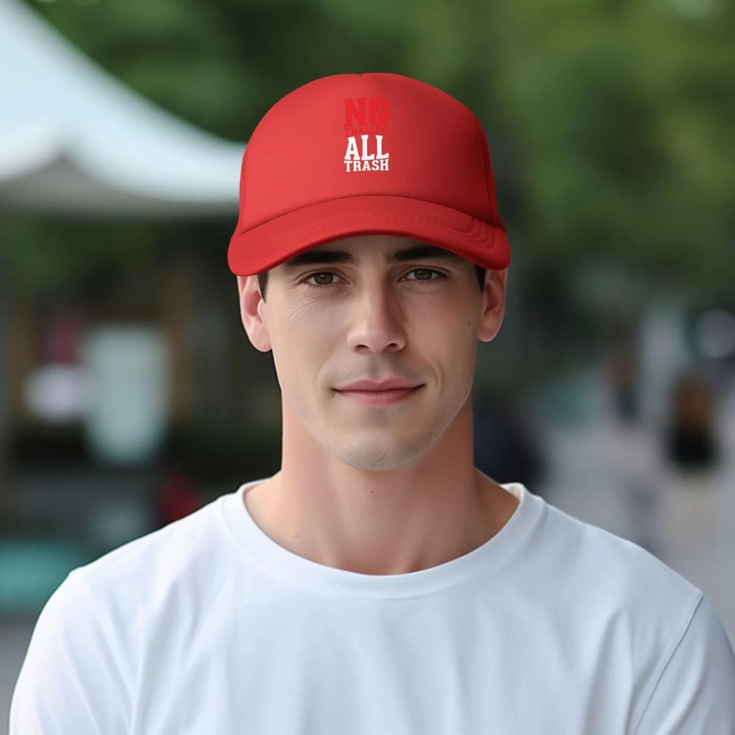 All Trash No Trailer Adult Mesh Baseball Cap