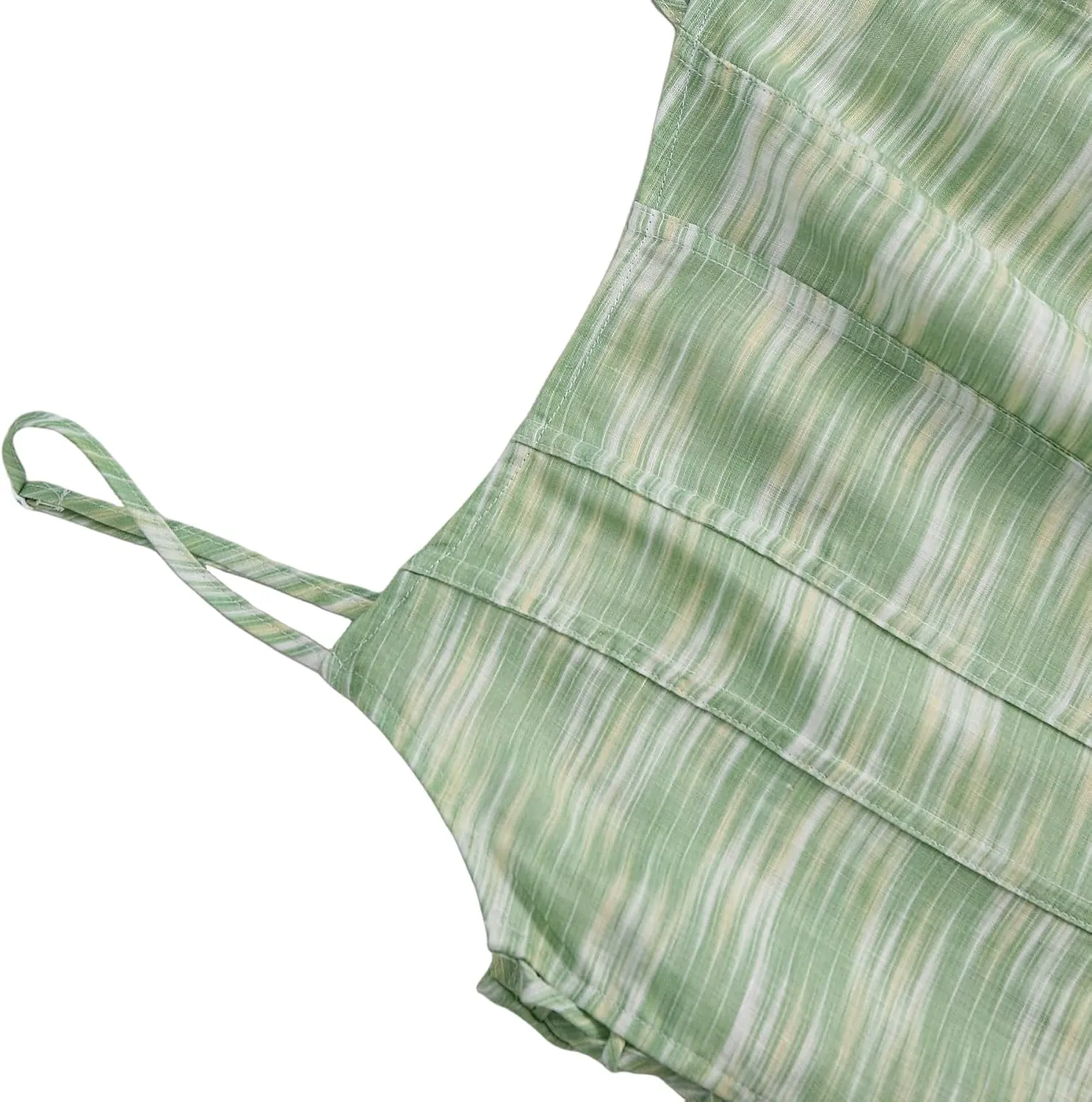 Amazhiyu Womens Pure Linen Crop Corset Top Summer Casual Floral Lace Up Bustier