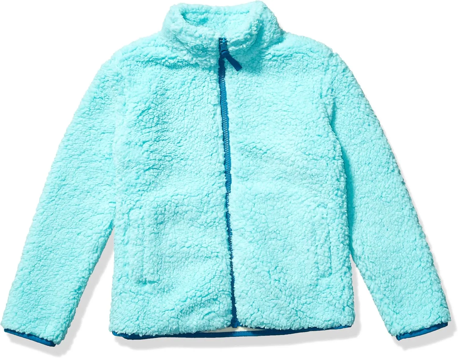 Amazon Essentials Girls and Toddlers' Sherpa Fleece Full-Zip Jacket