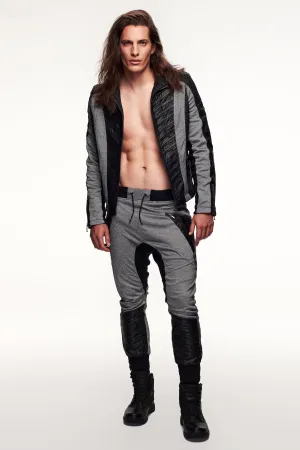 Anakin Jacket – Speckled Men's Leather Festival Jacket
