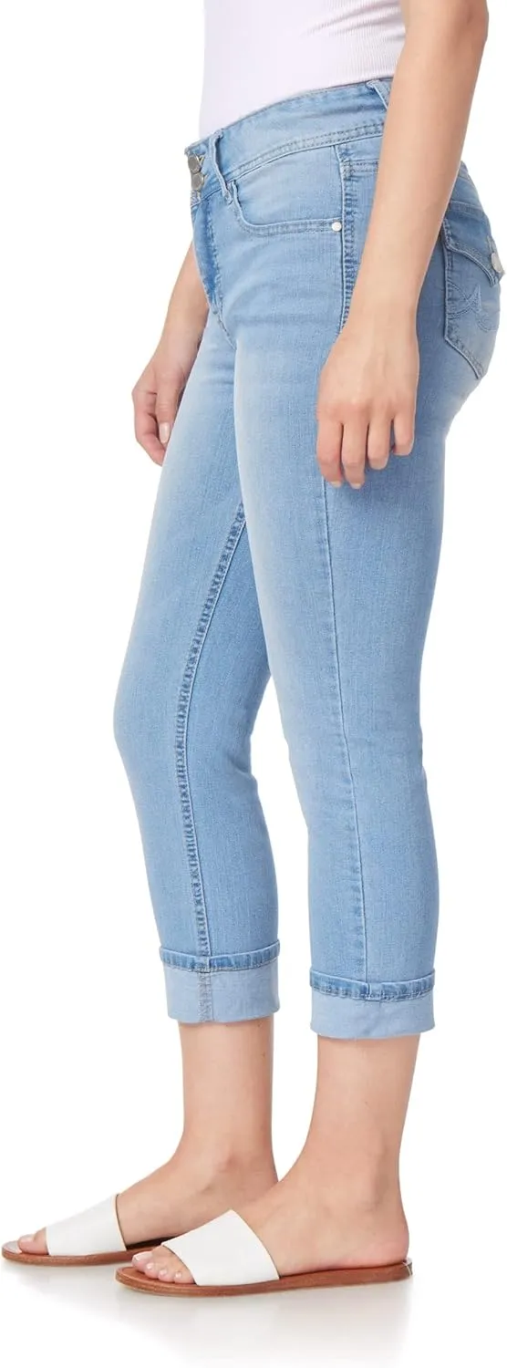 Angels Forever Young Women's Curvy Crop Jeans