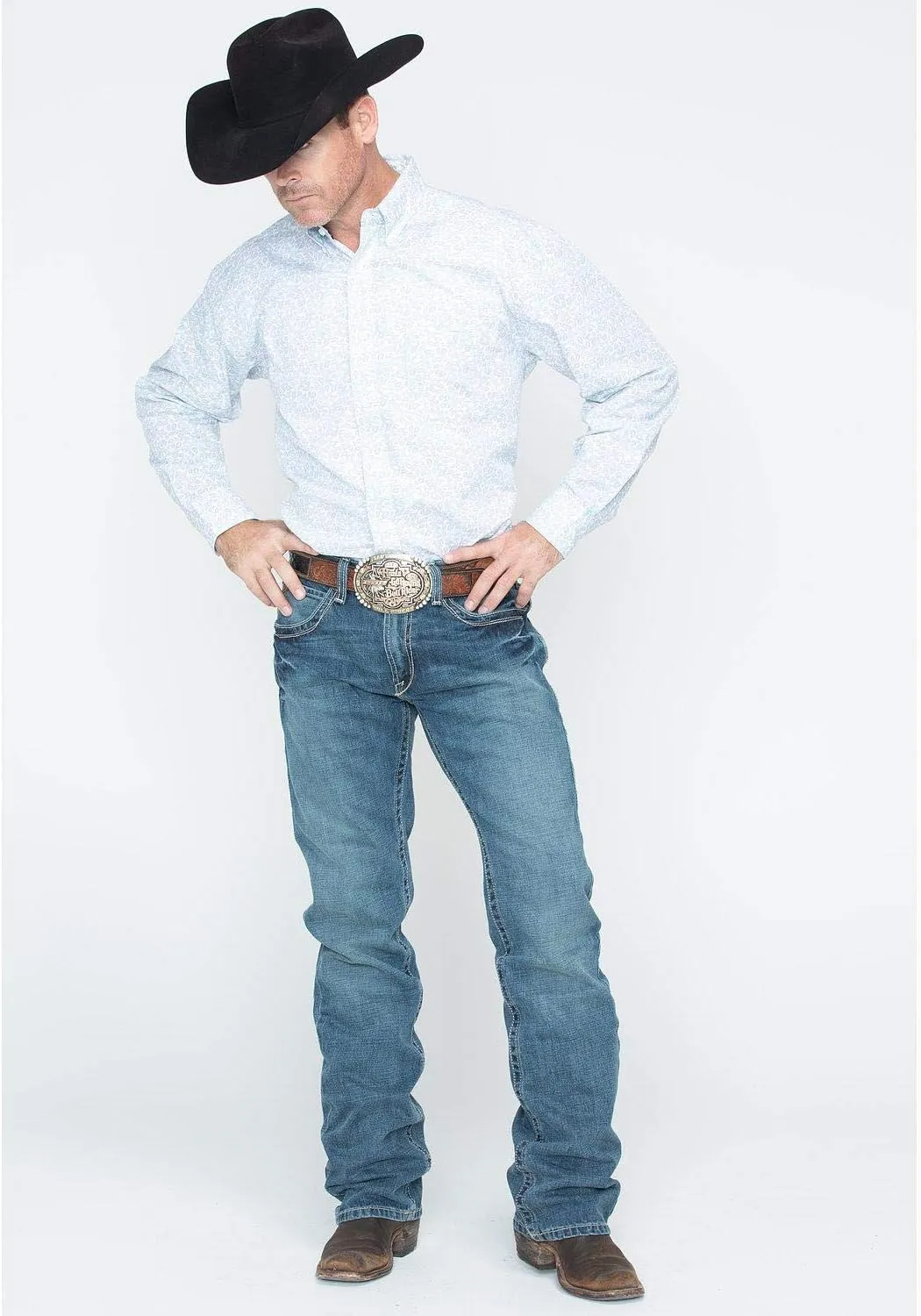 Ariat Men's M5 Slim Gambler Stackable Straight Leg Jean