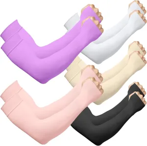 Arm Sleeves for Women Men, Cooling UV Protection Sun Sleeves to Cover Arms UPF 50 , Compression Arm Sleeves for Outdoor