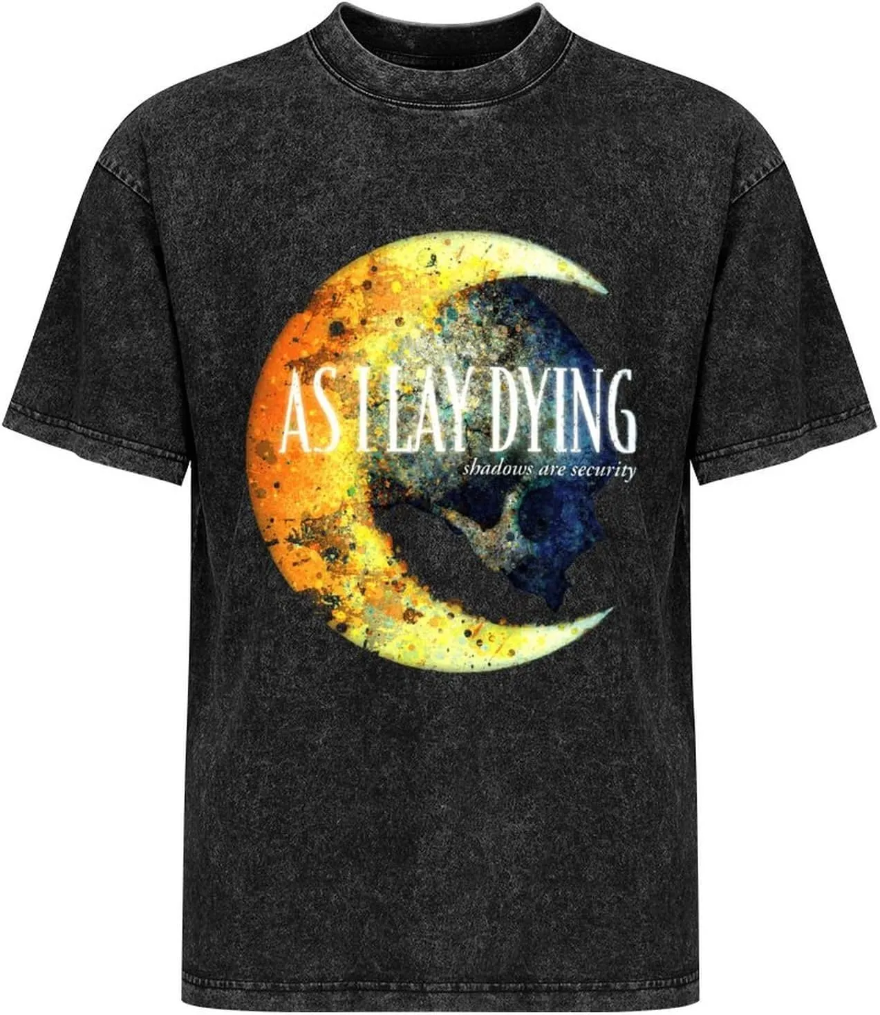 As I Lay Dying Shadows are Security Men's Women's Short Sleeve Soft Washed Cotton T-Shirt