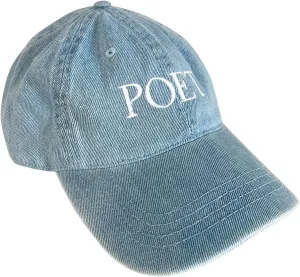 Atticus Poetry-Poet Coffee Dad Hat, Embroidered and Garment Washed, Cotton Twill Baseball Cap,