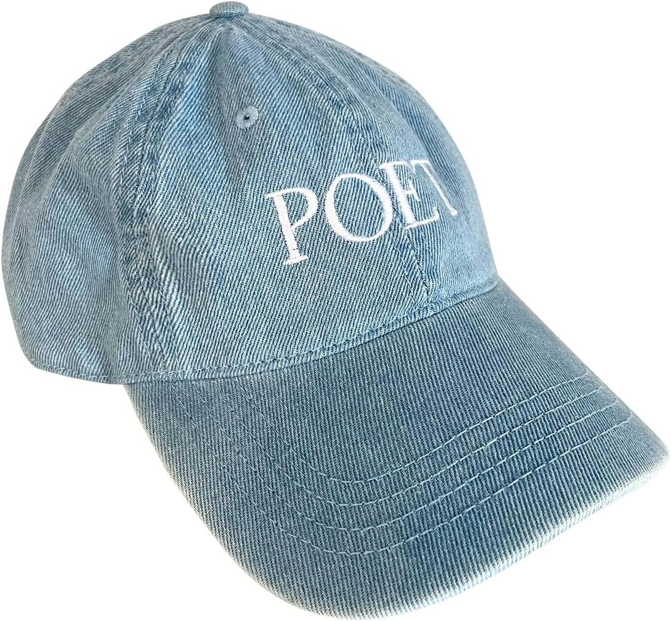 Atticus Poetry-Poet Coffee Dad Hat, Embroidered and Garment Washed, Cotton Twill Baseball Cap,