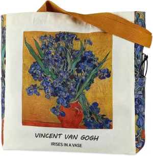 AUSVKAI Cute Canvas Tote Bag for Women, Reusable Designer Bags with Handles Pockets&Snaps for College Beach Everyday Grocery