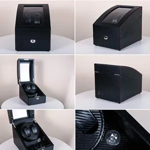 Automatic Watch Winder Watch Winder Shake Table Device 2 3 Mechanical Watch Shaker Motor Box Watch Box Packaging Box Collection Box High-End Automatic