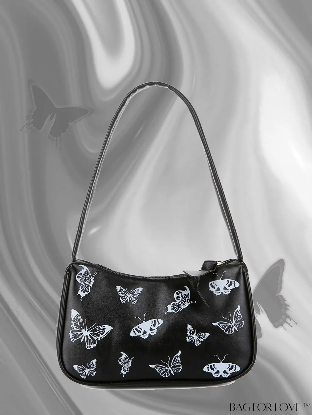 BagForLove - Artistic Butterfly Baguette Bag - Exquisite Design