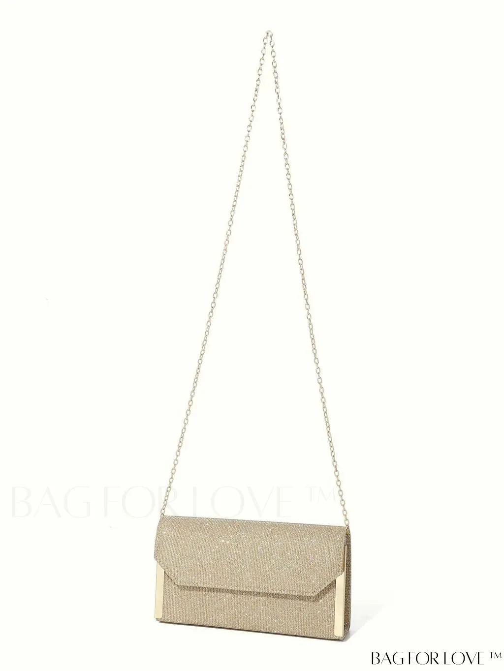 BagForLove - Chic and Compact Glitter Envelope Flap Bag