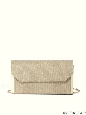 BagForLove - Chic and Compact Glitter Envelope Flap Bag