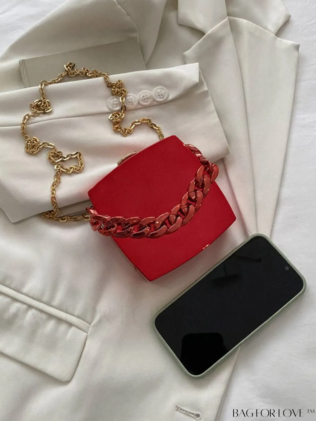 BagForLove - Compact & Chic Womens Crossbody Bag: Ideal for Cosmetics and Evening Essentials