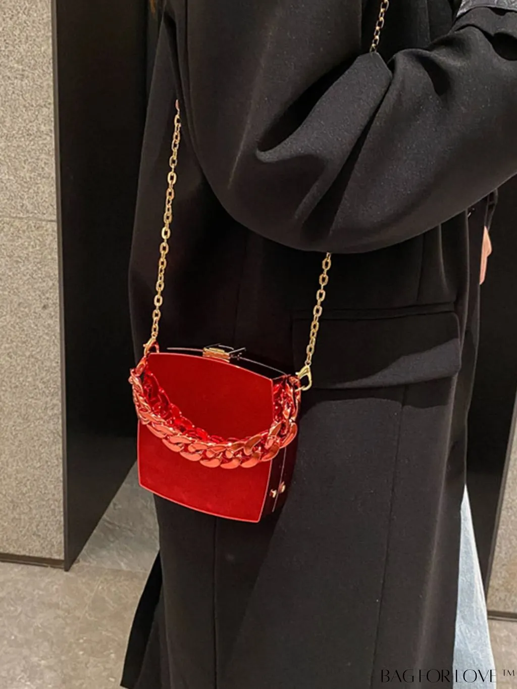 BagForLove - Compact & Chic Womens Crossbody Bag: Ideal for Cosmetics and Evening Essentials