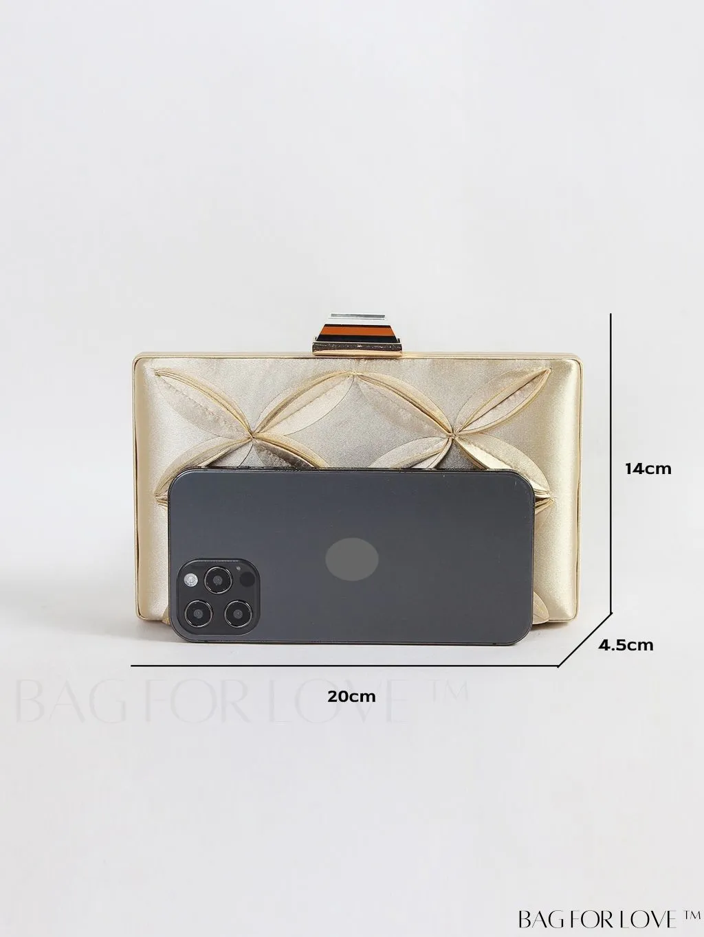BagForLove - Compact Chain-Strap Box Bag for Weddings, Prom & Parties - Ideal Bridal Purse