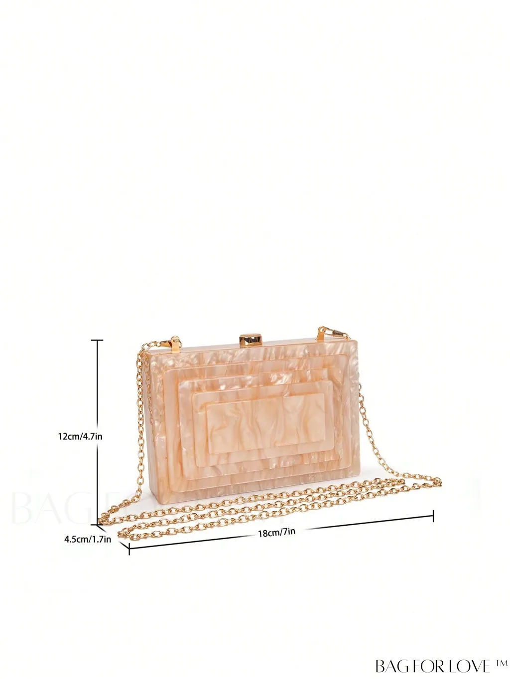 BagForLove - Compact Chain Strap Box Bag