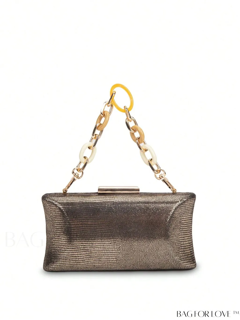 BagForLove - Compact Glitter Chain Strap Box Bag