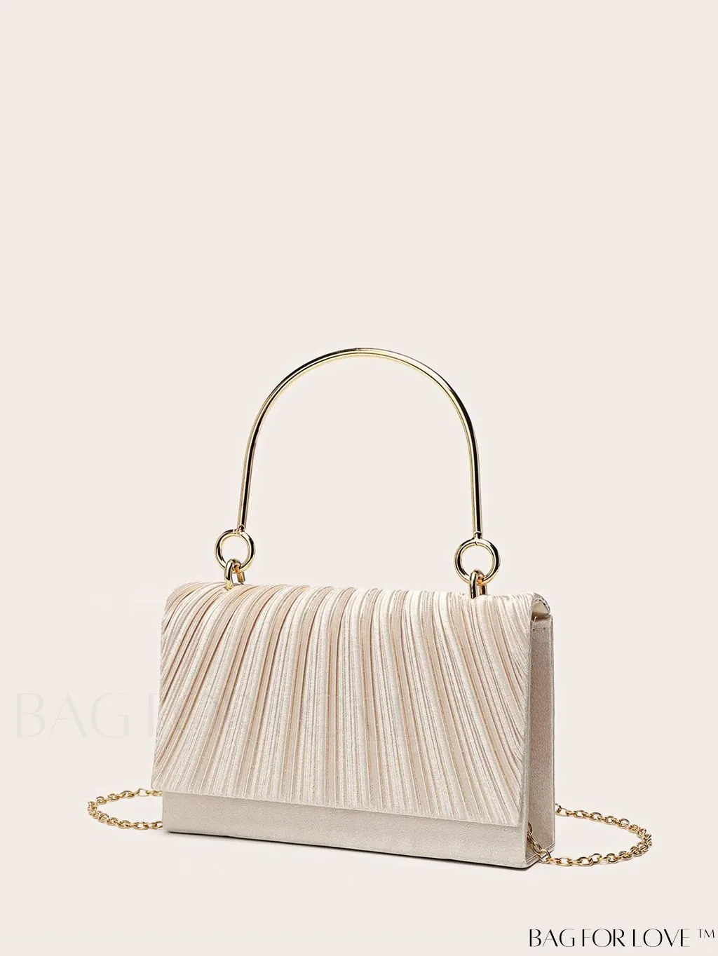 BagForLove - Compact Pleated Clutch for Evening Events