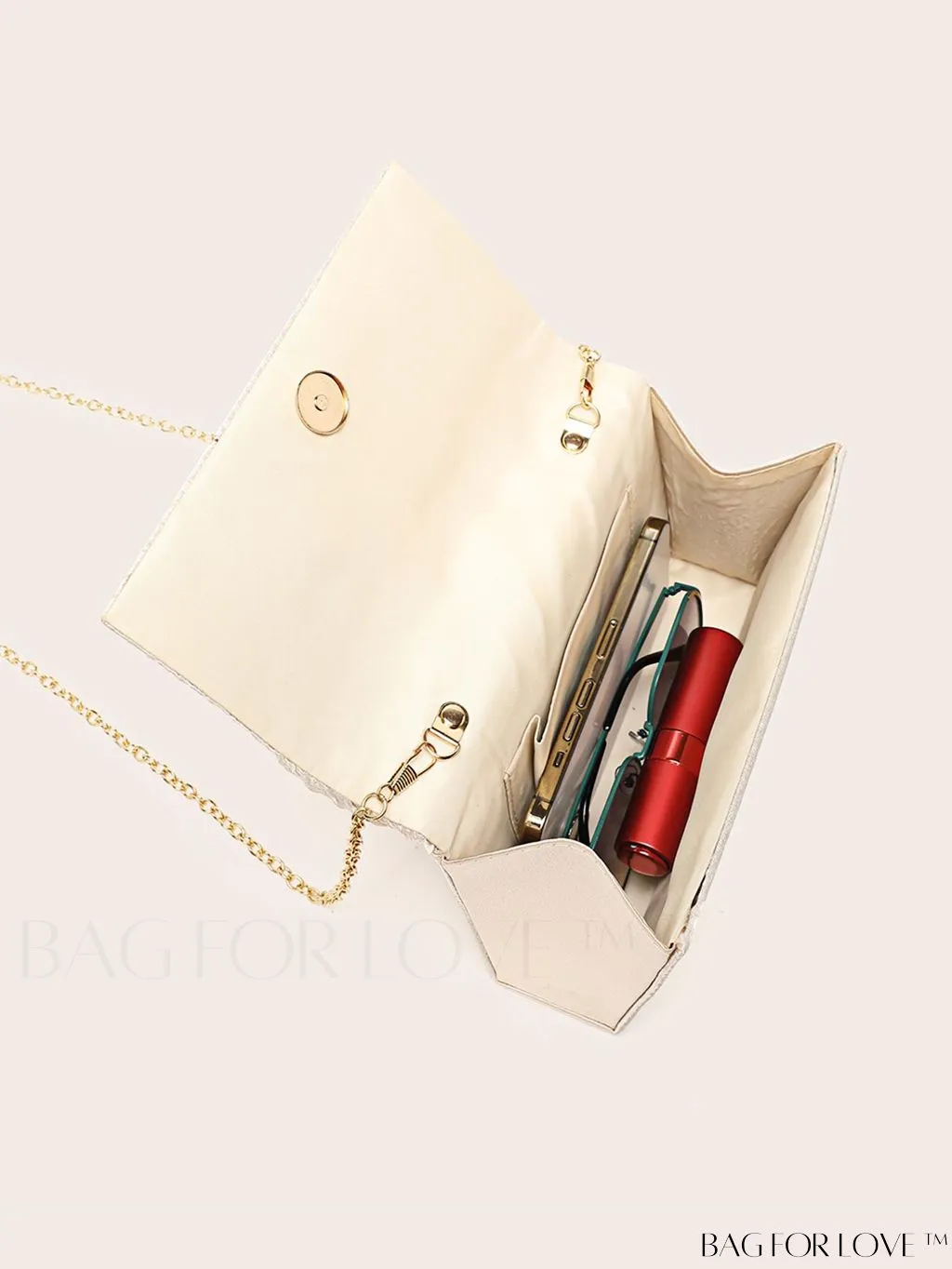 BagForLove - Compact Pleated Clutch for Evening Events
