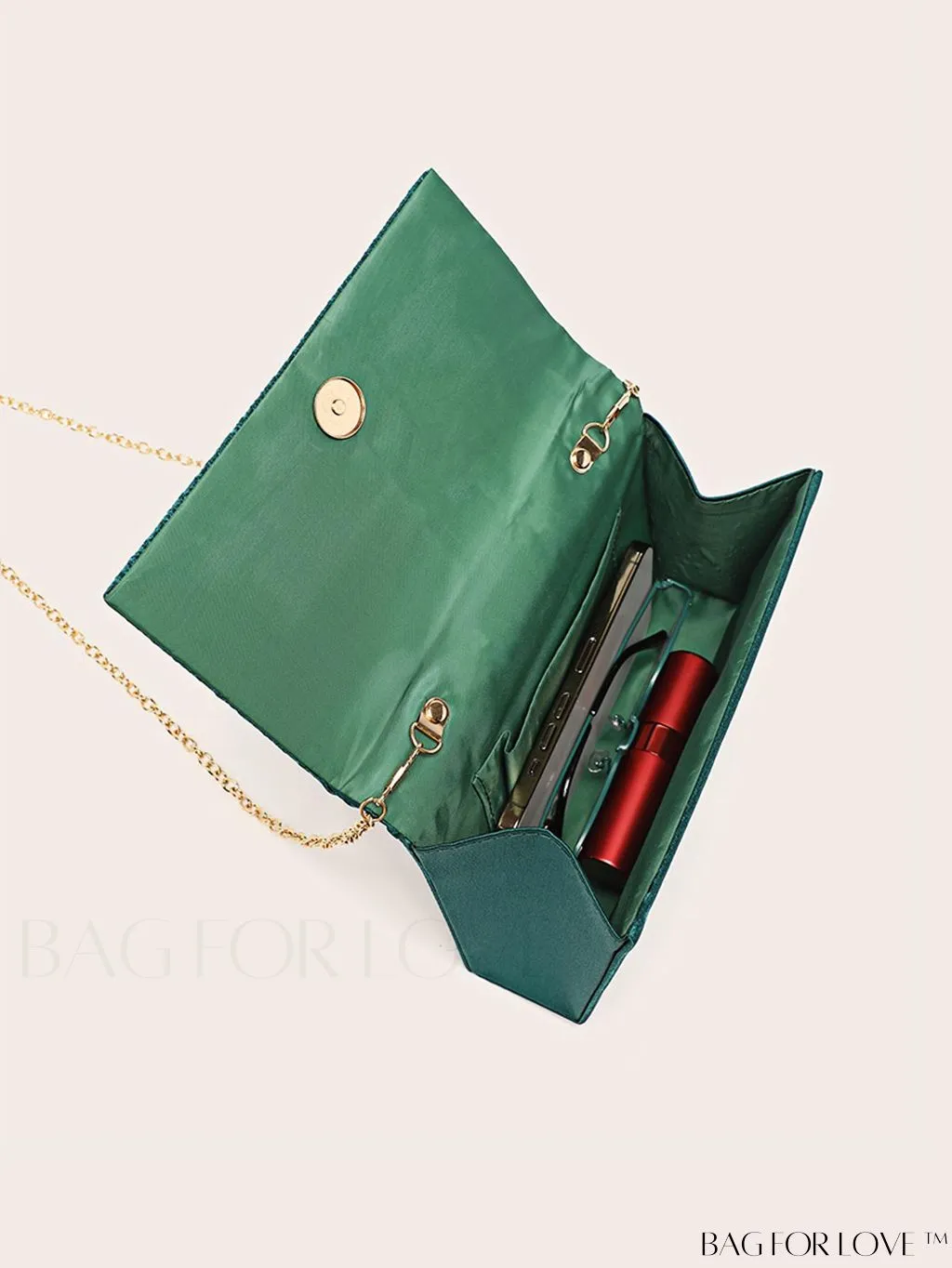 BagForLove - Compact Pleated Clutch for Evening Events