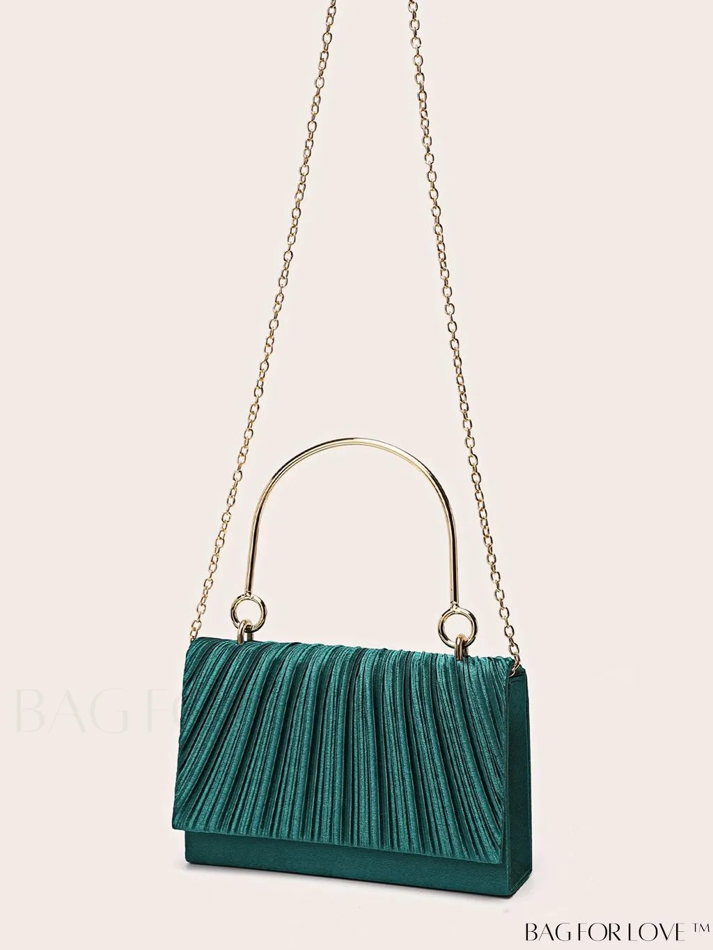 BagForLove - Compact Pleated Clutch for Evening Events