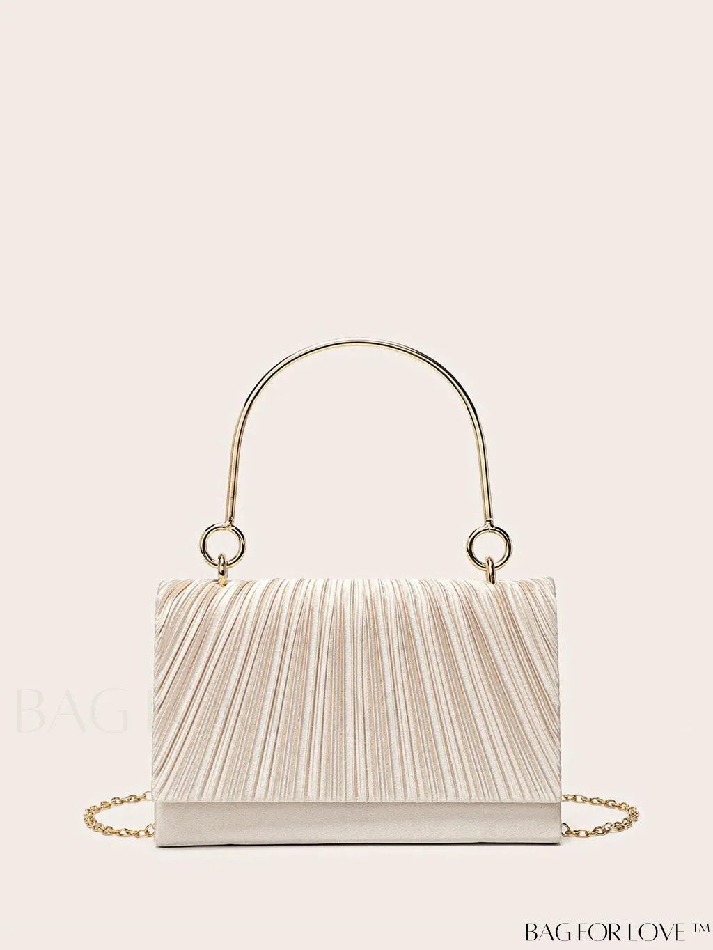 BagForLove - Compact Pleated Clutch for Evening Events
