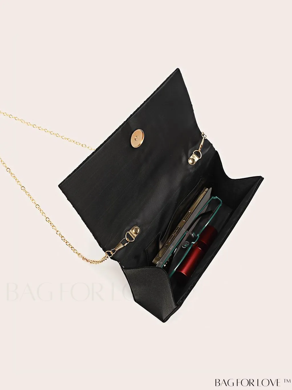 BagForLove - Compact Pleated Clutch for Evening Events