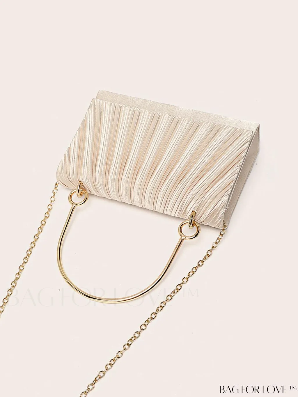 BagForLove - Compact Pleated Clutch for Evening Events