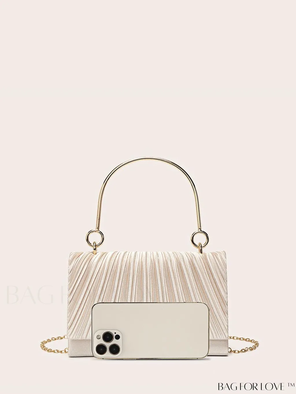 BagForLove - Compact Pleated Clutch for Evening Events