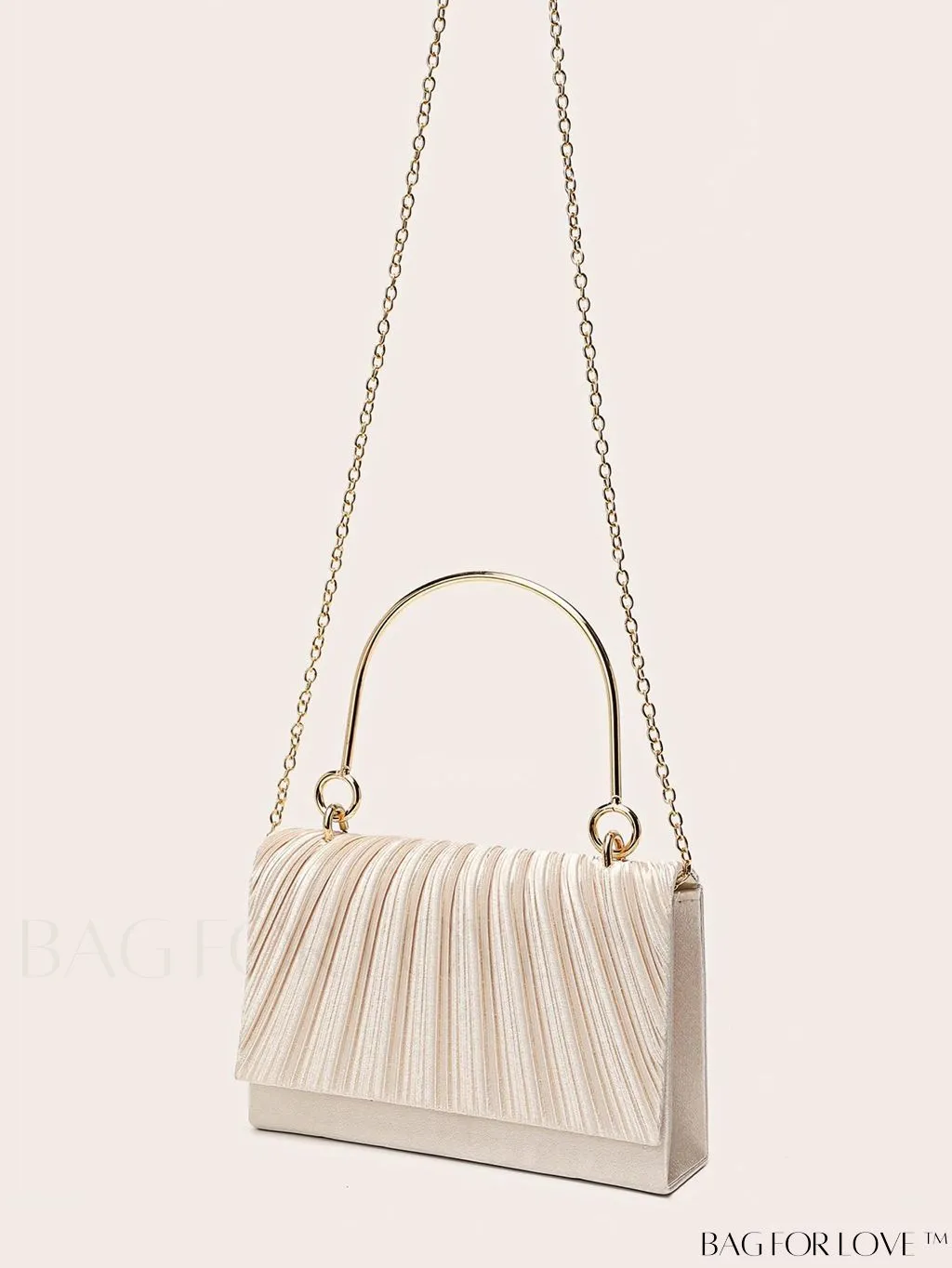 BagForLove - Compact Pleated Clutch for Evening Events