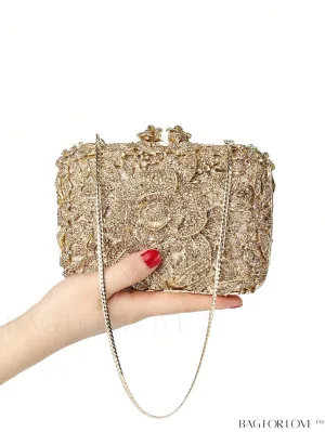BagForLove - Glam Rhinestone Mini Box Bag for Elegant Decor - Compact and Stylish