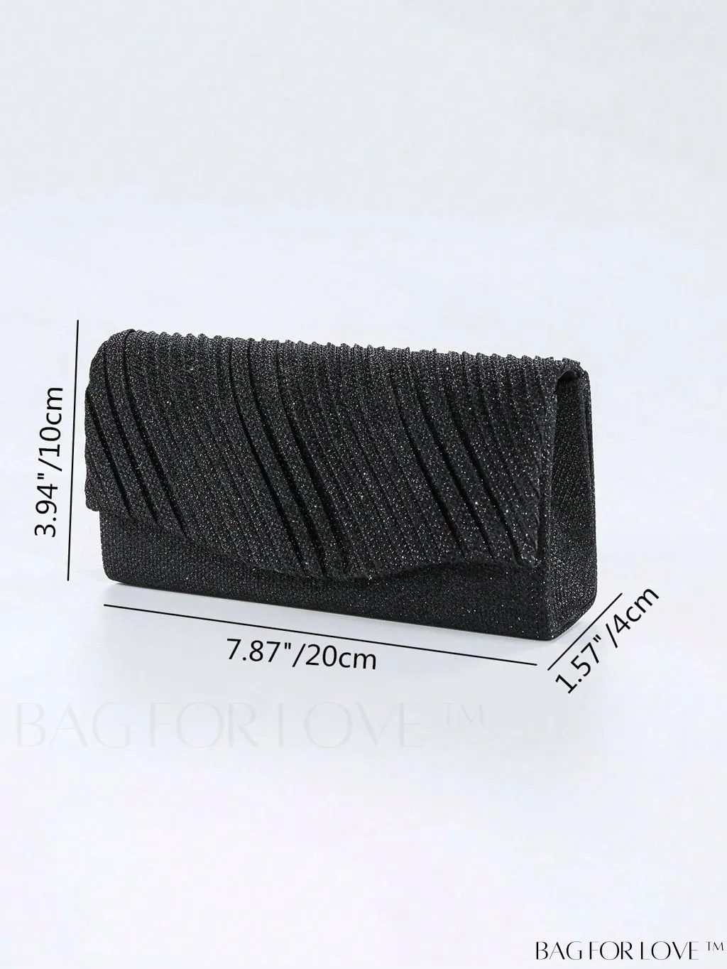 BagForLove - Glitter Chain Strap Mini Envelope Bag - Elegant and Compact