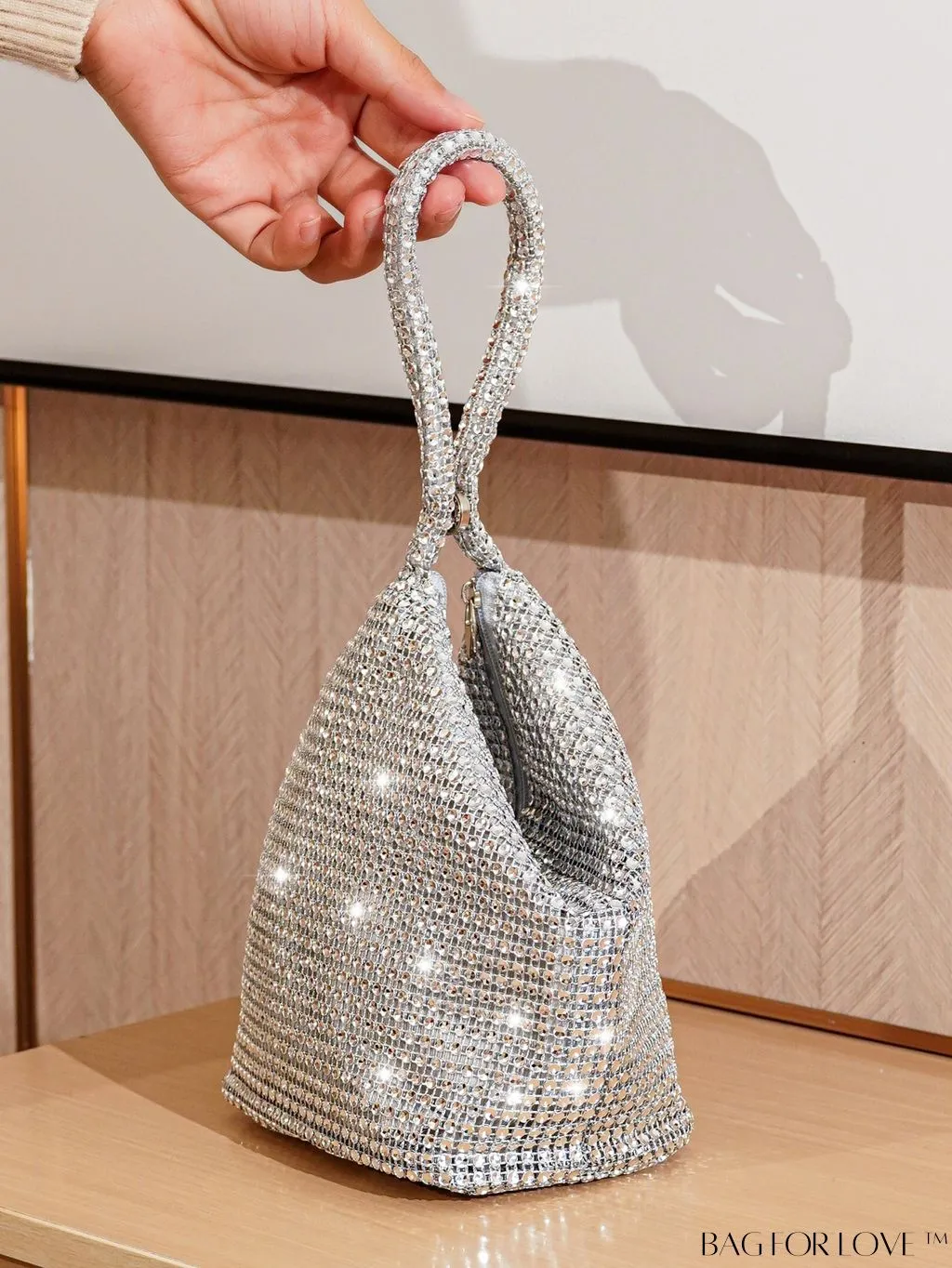 BagForLove - Rhinestone-Adorned Mini Evening Bag: Elegant and Compact